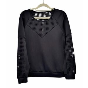 Fabletics TILLY Neoprene Laser Cut Sweatshirt XL